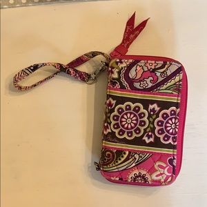 Vera Bradley phone wallet wristlet